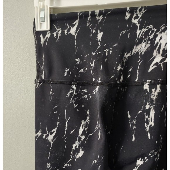 Beyond Yoga Olympus Midi Black White Marble Leggings Womens XS Activewear Lounge - Picture 3 of 6
